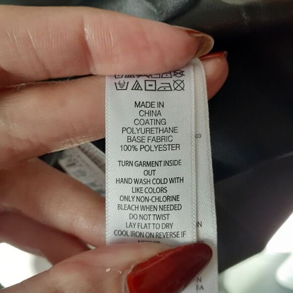 Joe Fresh Faux Leather Pleated Mini Skirt - Picture 9 of 11